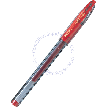 PILOT G3 SIGNATURE ROLLER BALL GEL PEN BL-G3-10 RED