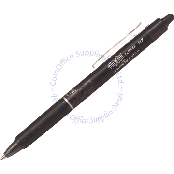 PILOT FRIXION CLICKER ROLLER BALL PEN BLRT-FR7 0.7MM BLACK