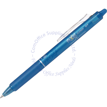 PILOT FRIXION CLICKER ROLLER BALL PEN BLRT-FR7 0.7MM L.BLUE