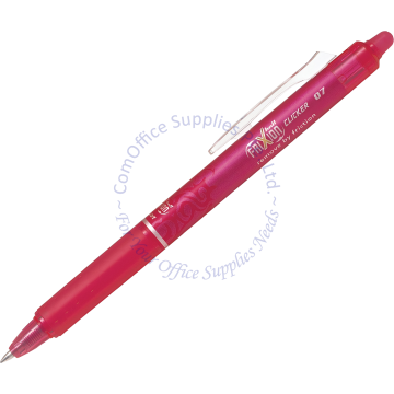 PILOT FRIXION CLICKER ROLLER BALL PEN BLRT-FR7 0.7MM PINK