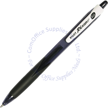PILOT REXGRIP PEN BRG-10M-M 1.0MM BLACK