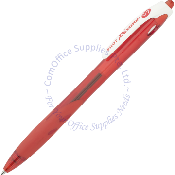 PILOT REXGRIP PEN BRG-10F-F 0.7MM RED