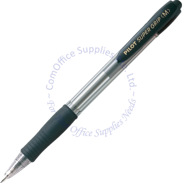 PILOT SUPER GRIP BPGP-10R-M BLACK