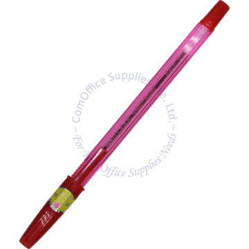 RED LEAF SUPER BALLPEN 747DX/CD RED