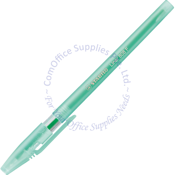 STABILO LINER BALL PEN 808F/36 GREEN