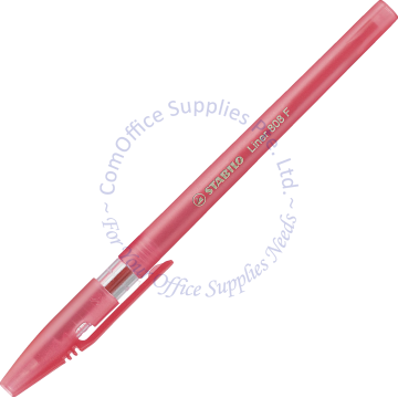 STABILO LINER BALL PEN 808F/40 RED