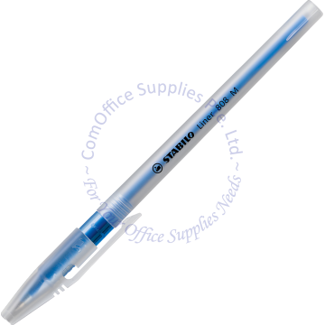 STABILO LINER BALL PEN 808M/41 BLUE