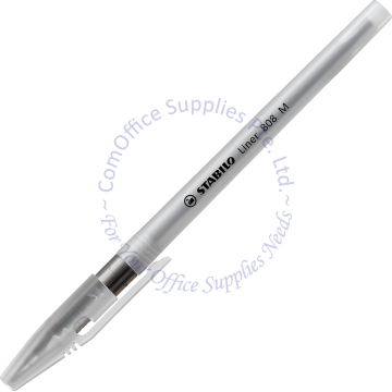 STABILO LINER BALL PEN 808M/46 BLACK