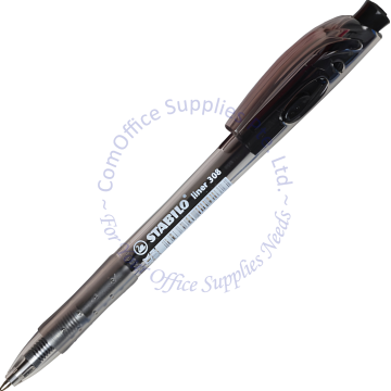 STABILO LINER FINE 308FTR46 BLACK