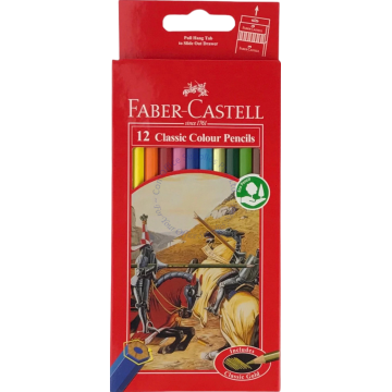 FABER CASTELL CLASSIC 12 COLOR PENCIL #115852