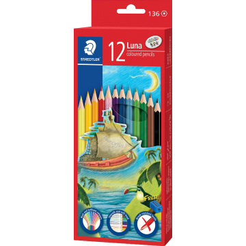 STAEDTLER LUNA 12 COLOR PENCIL 136 C12