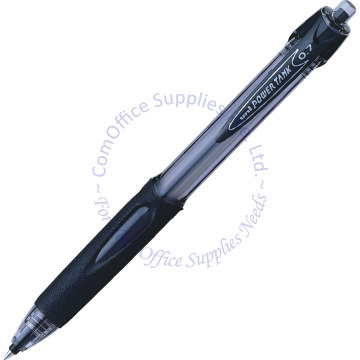 UNIBALL POWER TANK RETRACTABLE BALL PEN SN-227 0.7MM BLACK