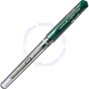 UNIBALL SIGNO BROAD UM-153 GREEN