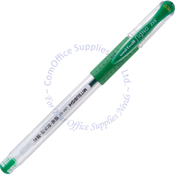 UNIBALL SIGNO DX GEL PEN UM-151 0.38MM GREEN
