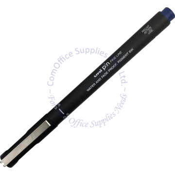UNI PIN FINE LINE PEN 0.5MM BLUE (12s)