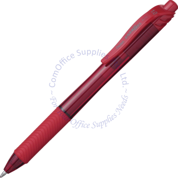 PENTEL ENERGEL-X RETRACTABLE GEL ROLLER PEN BL110-BX 1.0MM RED