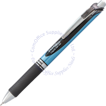 PENTEL ENERGEL RETRACTABLE GEL ROLLER PEN BLN75-AO 0.5MM BLACK