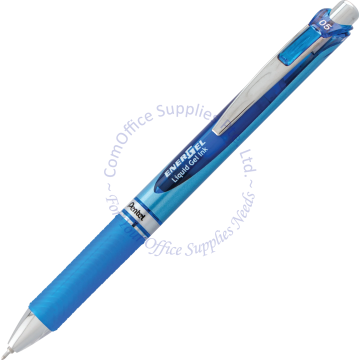 PENTEL ENERGEL RETRACTABLE GEL ROLLER PEN BLN75-CO 0.5MM BLUE