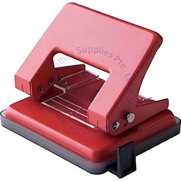 CARL 2-HOLE PUNCH 100XL RED