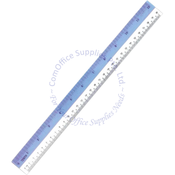 PLASTIC RULER 12"