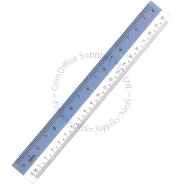 PLASTIC RULER 8"