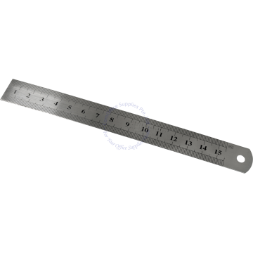 STEEL RULER 6"