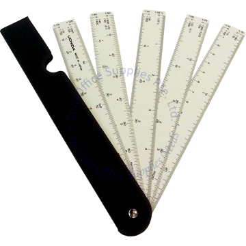 UCHIDA FAN SCALE RULER