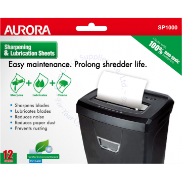 AURORA SHREDDER OIL SHEETS SP1000 (12s)