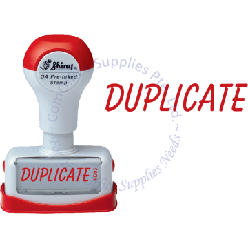SHINY OA PRE-INKED STAMP - DUPLICATE (ND03)