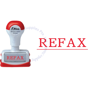 SHINY OA PRE-INKED STAMP - REFAX (NR13)