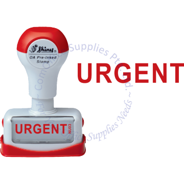 SHINY OA PRE-INKED STAMP - URGENT (NU03)