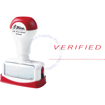 SHINY OA PRE-INKED STAMP - VERIFIED (NV07)