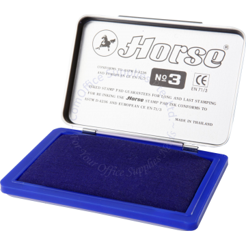 HU HUA STAMP PAD #3 (103x70MM) - BLUE