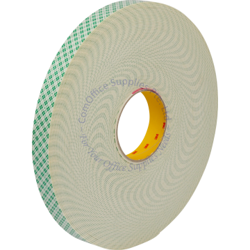 3M SCOTCH DOUBLE COATED URETHANE FOAM TAPE 4026 20MMx36YDS