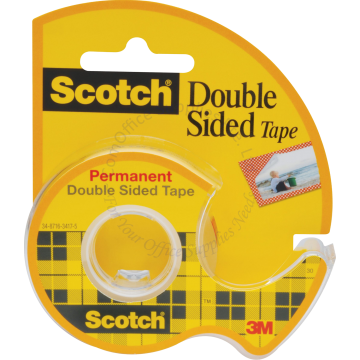 3M SCOTCH DOUBLE SIDED TAPE 136 12MM (0.5") x 250" (12s)