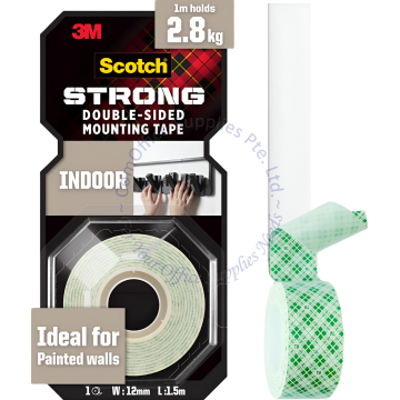 3M MOUNTING TAPE 110-S12 12MM (0.5") x 1.5M