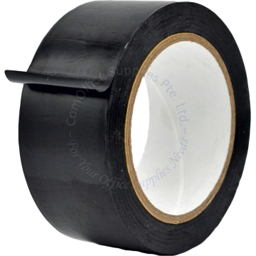 FLOOR MARKING ADHESIVE TAPE 48MM (2") - BLACK