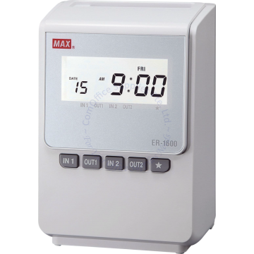 MAX ELECTRONIC TIME RECORDER ER-1600