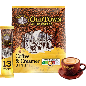 OLD TOWN INSTANT WHITE COFFEE 2-IN-1 - COFFEE & CREAMER (25Gx13s)