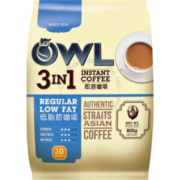 OWL 3-IN-1 INSTANT COFFEE (20Gx30s) - REGULAR LOW FAT