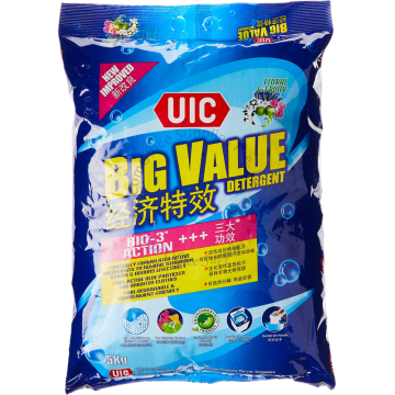 UIC DETERGENT POWDER 5KG - FLORAL & FRUITY