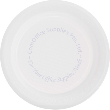DISPOSABLE PLASTIC PLATE 6" (50s)