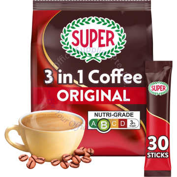 SUPER 3-IN-1 COFFEE - ORIGINAL (15Gx30s)