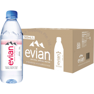 EVIAN MINERAL WATER (500MLx24s)