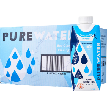 PURE WATER (TETRAPACK) PURE DRINKING WATER (330MLx12s)