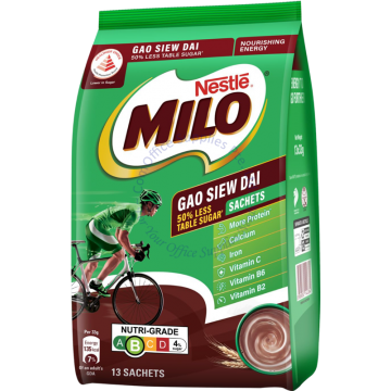 MILO GAO SIEW DAI (LESS SUGAR) 3-IN-1 (33Gx13s)