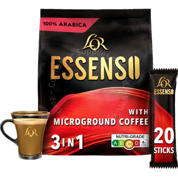 L'OR ESSENSO INSTANT MICROGROUND COFFEE 3-IN-1 (25Gx20s)