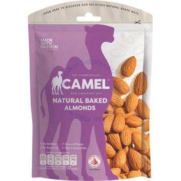 CAMEL NATURAL BAKED ALMONDS 135G
