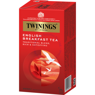 TWININGS TEABAGS (2Gx25s) - ENGLISH BREAKFAST