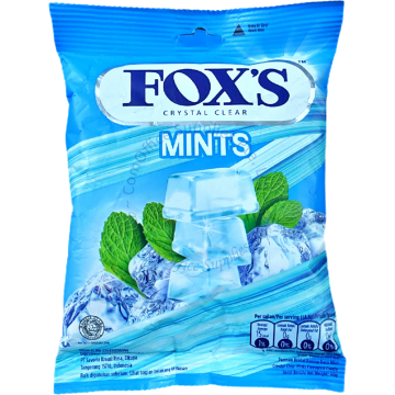 FOX'S CRYSTAL CLEAR SWEETS 90G - MINTS